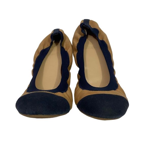 J. Crew Italian Leather Ballet Flats - Picture 1 of 7